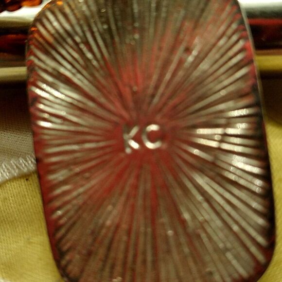 VTG Kenneth Cole 2-Strand Necklace Beaded Earth Tone Enamel Pendant Faux Pearls - Picture 12 of 15